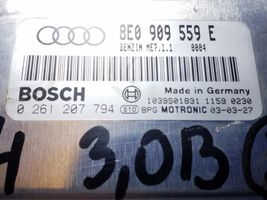 Audi A4 S4 B6 8E 8H Unité de commande, module ECU de moteur 8E0909559E