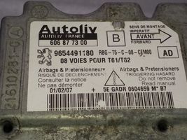 Peugeot 307 Module de contrôle airbag 9654491180