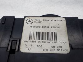 Mercedes-Benz Vito Viano W639 Centralina del climatizzatore A6398301185KZ