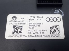 Audi A6 S6 C6 4F Module de contrôle sans clé Go 4F0907335