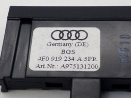 Audi A6 S6 C6 4F Interruptor de encendido/apagado del airbag de pasajero 4F0919234A