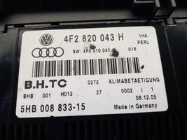 Audi A6 S6 C6 4F Centralina del climatizzatore 4F2820043H