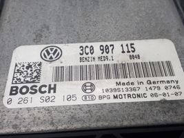 Volkswagen PASSAT B6 Komputer / Sterownik ECU silnika 3C0907115