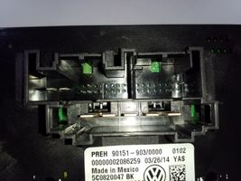 Volkswagen Jetta VI Panel klimatyzacji 5C0820047BK