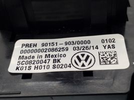 Volkswagen Jetta VI Блок управления кондиционера воздуха / климата/ печки (в салоне) 5C0820047BK
