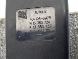 Opel Zafira C Front seatbelt buckle 13383724