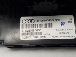 Audi A3 S3 8P Oro kondicionieriaus/ klimato/ pečiuko valdymo blokas (salone) 8P0820043Q