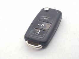 Volkswagen Polo V 6R Ignition key/card 3T0837202H