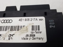 Audi A8 S8 D3 4E Bouton poussoir de démarrage du moteur 4E1905217A