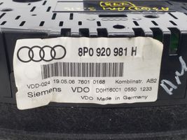 Audi A3 S3 8P Spidometras (prietaisų skydelis) 8P0920981H