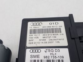 Audi A8 S8 D3 4E Takaoven manuaalinen ikkunan nostin 4E0959801D