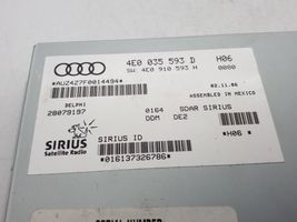 Audi A8 S8 D3 4E Console centrale, commande de multimédia l'unité principale 4E0035593D