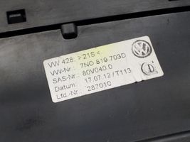 Volkswagen Sharan Copertura griglia di ventilazione laterale cruscotto 7N0819703D