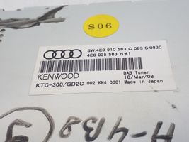 Audi A4 S4 B8 8K GPS-navigaation ohjainlaite/moduuli 4E0910563C