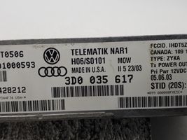 Volkswagen Phaeton Moduł / Sterownik GPS 3D0035617