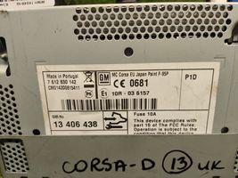 Opel Corsa D Panel / Radioodtwarzacz CD/DVD/GPS 13406438