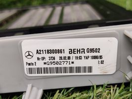 Mercedes-Benz CLS C219 Scambiatore elettrico riscaldamento abitacolo A2118300861