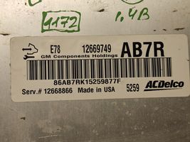 Buick Encore I Engine control unit/module ECU 12669749