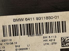 BMW 3 F30 F35 F31 Ilmastointi-lämmityslaitteen ohjausjärjestelmä 9311850