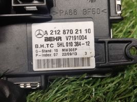 Mercedes-Benz E W212 Lämpöpuhaltimen tuulettimen rele A2128702110