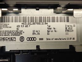 Audi A8 S8 D3 4E Monitori/näyttö/pieni näyttö 4E0919603F