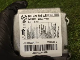 Volkswagen Scirocco Sterownik / Moduł Airbag 1K0909605AE