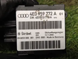 Audi A8 S8 D3 4E Sėdynės valdymo blokas 4E0959772A