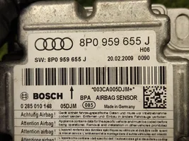 Audi A3 S3 A3 Sportback 8P Centralina/modulo airbag 8P0959655J