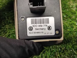 Volkswagen Phaeton Interruptor de control del asiento 3D0959778