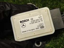 Mercedes-Benz E W212 ESP (elektroniskās stabilitātes programmas) sensors (paātrinājuma sensors) A0055422618