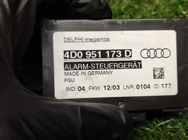 Audi A6 S6 C5 4B Signalizācijas vadības bloks 4D0951173D