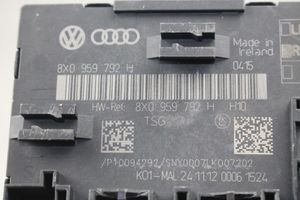 Audi Q3 8U Door control unit/module 8X0959792H