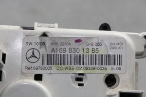 Mercedes-Benz B W245 Gaisa kondicioniera / klimata kontroles / salona apsildes vadības bloks (salonā) 1698301385