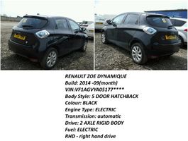 Renault Zoe Rankenėlių komplektas 255673247RA