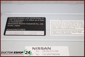 Nissan Murano Z51 Radio/CD/DVD/GPS-pääyksikkö 28184EH10A
