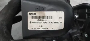 Mercedes-Benz ML W163 Sisälämmityksen ilmastoinnin korin kotelo A1638300308