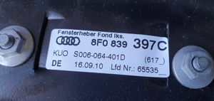 Audi S5 Elektryczny podnośnik szyby drzwi tylnych 