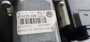 Volkswagen PASSAT B7 Elektryczny podnośnik szyby drzwi tylnych 