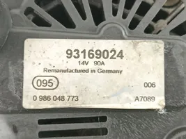 Opel Combo C Generatore/alternatore 93169024