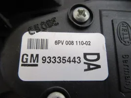 Opel Meriva A Sensor de aceleración 93335443