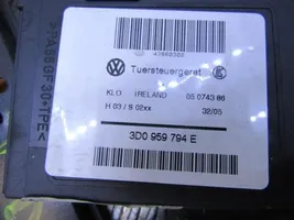 Volkswagen Touareg I Elektryczny podnośnik szyby drzwi tylnych 3D0959794E