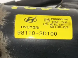 Hyundai Elantra Motor del limpiaparabrisas 981102D100