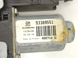 Opel Meriva A Etuoven manuaalinen ikkunan nostin 93362661