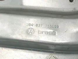 Volkswagen Passat Alltrack Mehāniskais priekšpusē loga pacelšanas mehānisms 3B4837751LD