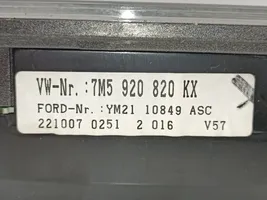 Ford Galaxy Licznik / Prędkościomierz 7M5920820KX