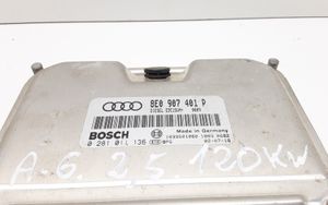 Audi A6 S6 C5 4B Moottorin ohjainlaite/moduuli 0281011136