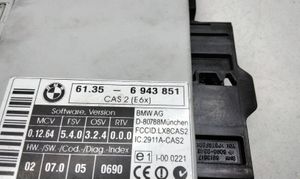 BMW 5 E60 E61 Unité de contrôle module CAS 6943851