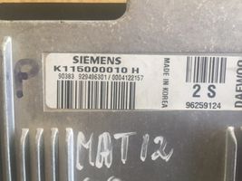 Chevrolet Matiz Engine control unit/module K115000010H