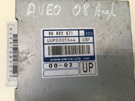 Chevrolet Aveo Vaihdelaatikon ohjainlaite/moduuli 96802671