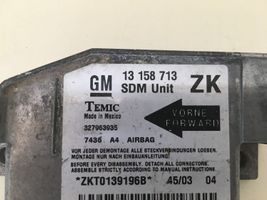 Opel Meriva A Sterownik / Moduł Airbag 13158713